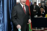 According to official results, Alexander Lukashenko won 83 per cent of the vote (file photo).