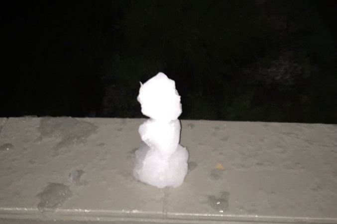 Mount Lofty snowman