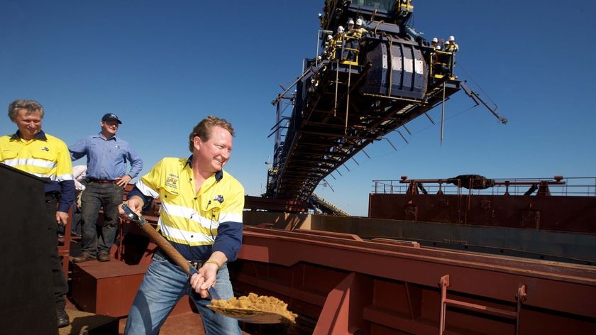 FMG's maiden shipment of iron ore was in 2008