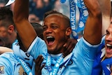 Manchester City celebrate EPL title win