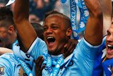 Manchester City celebrate EPL title win