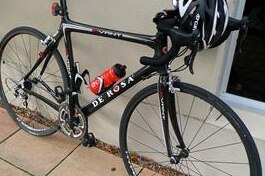 Police photo of racing bike model that was stolen from an Adelaide bike store worker