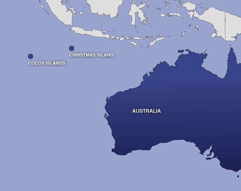 Где находится остров кокос на карте File:Cocos Islands  Wikipedia