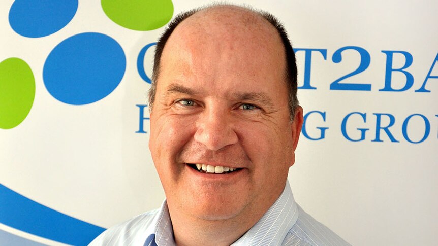 Headshot of smiling Andrew Elvin, the chief executive officer of Coast2Bay.