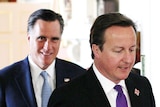 Mr Romney downplayed the significance of his comments at a meeting with David Cameron.