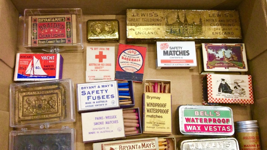 David Figg's collection of matchboxes