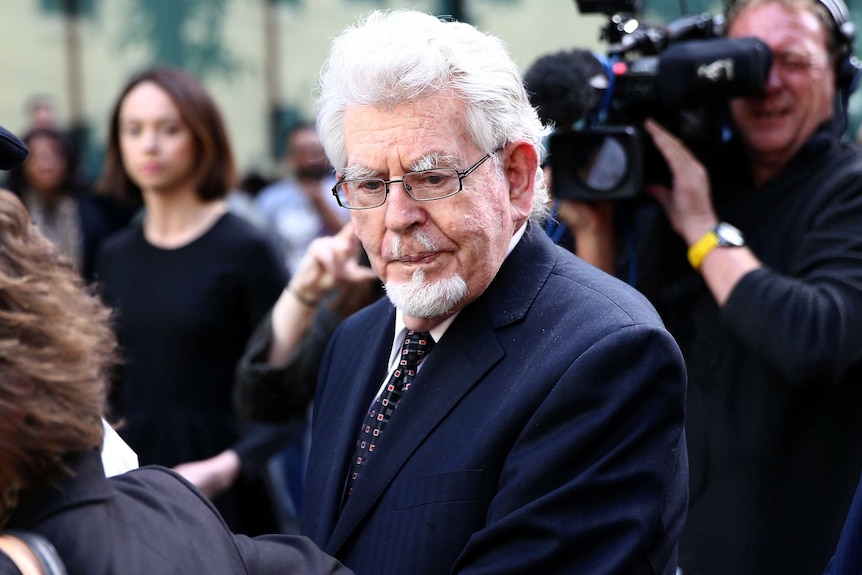 Rolf Harris leaves Southwark Crown Court