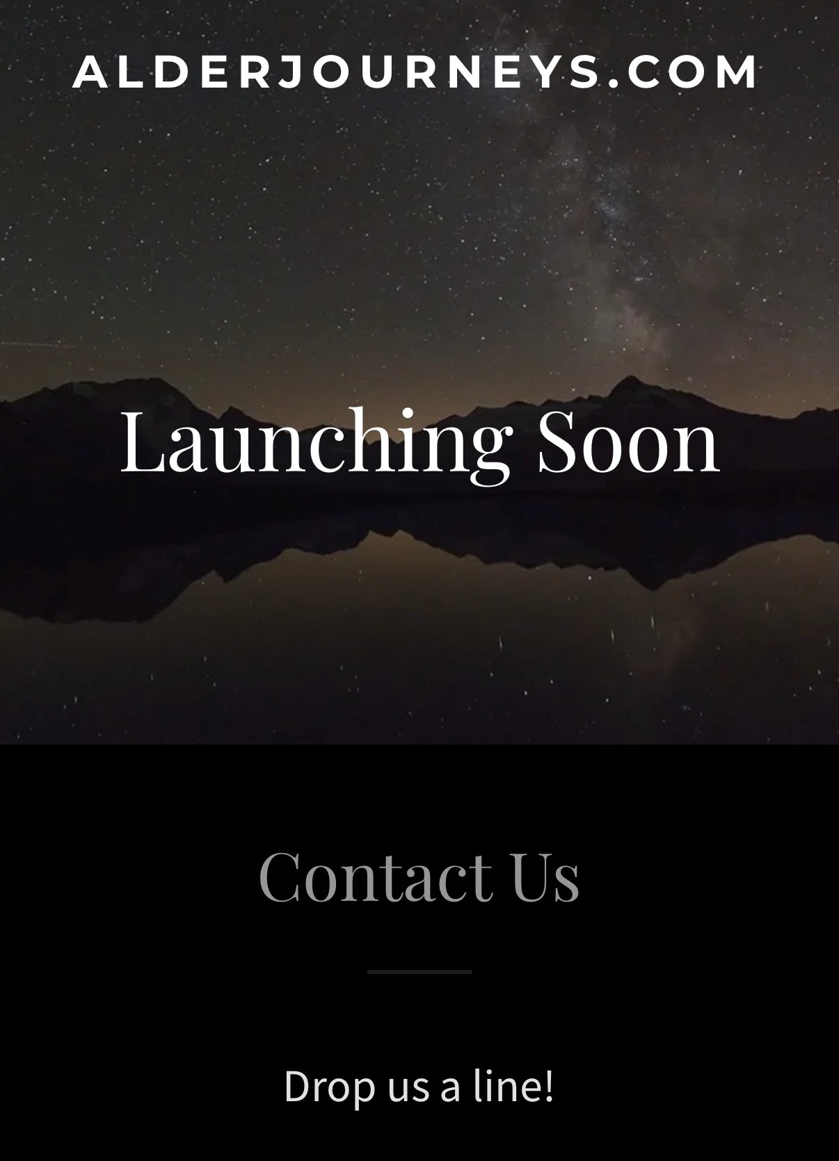 Alder Journey website