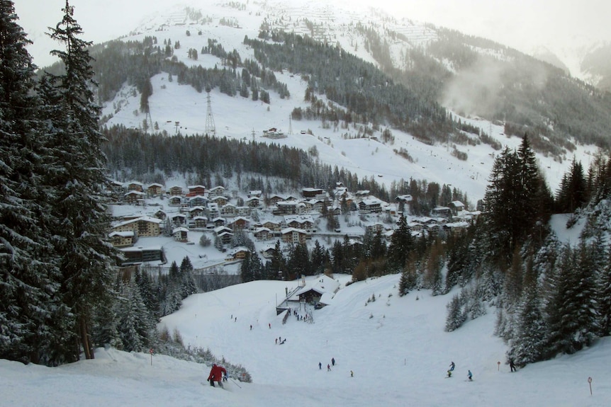 A ski village