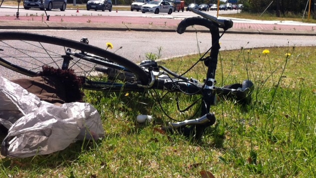 A man was injured when he was struck by a truck in Shelley, on his way to a charity bike ride.