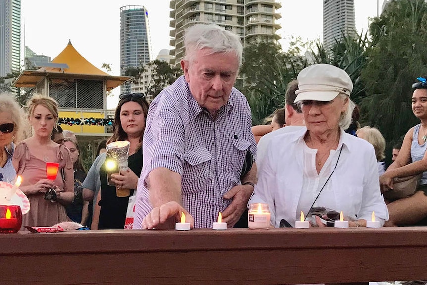 Baby girl remembered at beachfront vigil