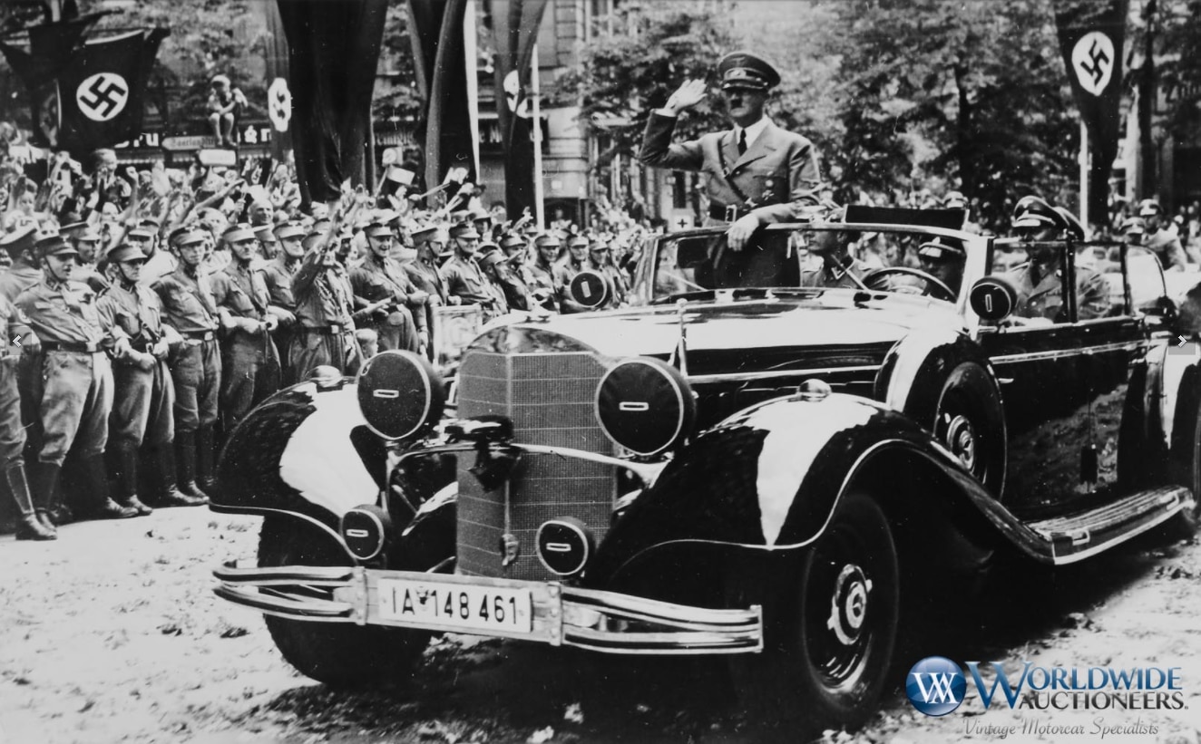 Мерседес бенц гитлера фото Зловещий "Мерседес": куда исчез лимузин Гитлера, доставшийся Сталину DRIVE2