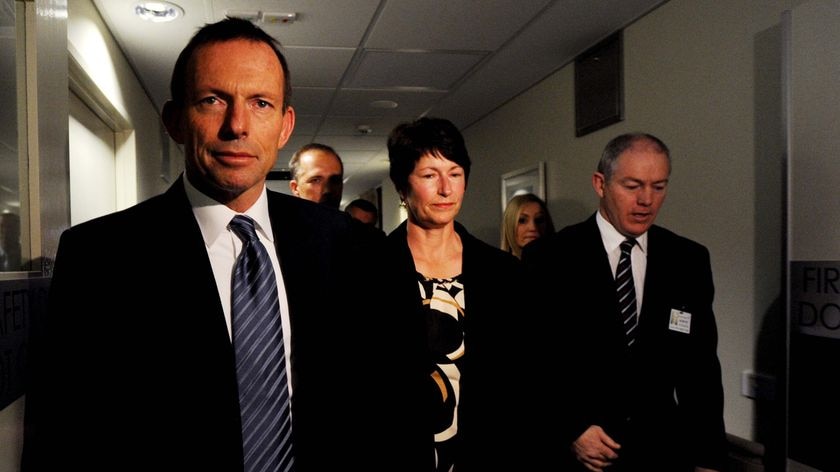 Tony Abbott with his wife Margie Abbott