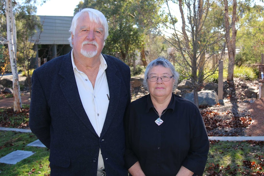 Laurie Brown and her partner John Formby.