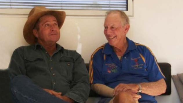 Jimmy Smith and Bob Blacket in the Heart of Australia clinic