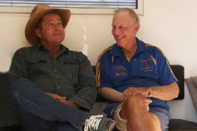 Jimmy Smith and Bob Blacket in the Heart of Australia clinic