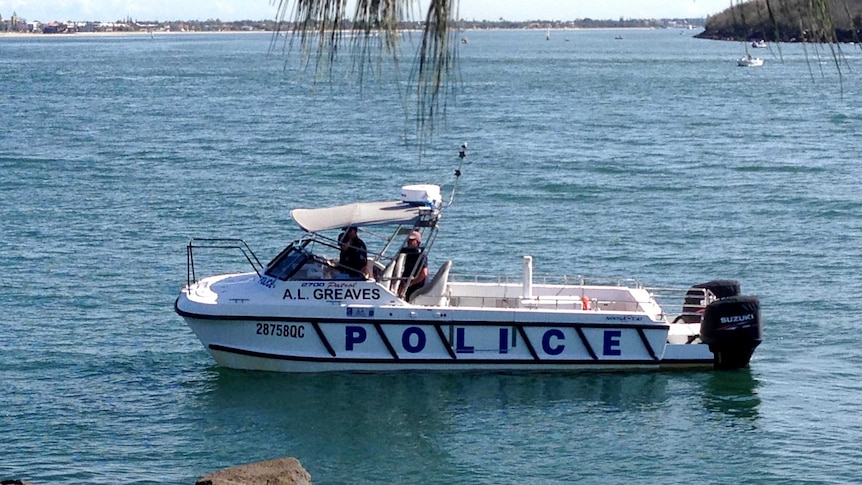 Police search the Gold Coast seaway