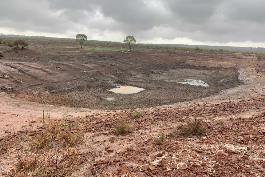 Empty dam