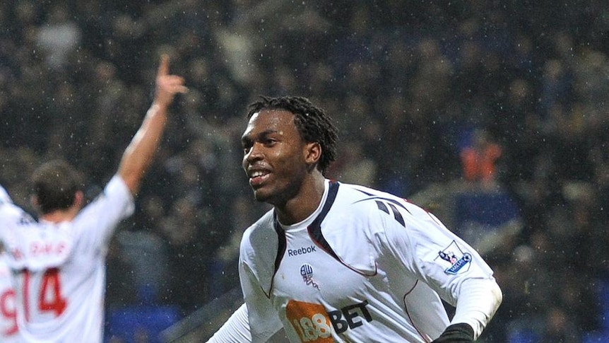 Daniel Sturridge netted his third straight goal since going on loan to Bolton from Chelsea.