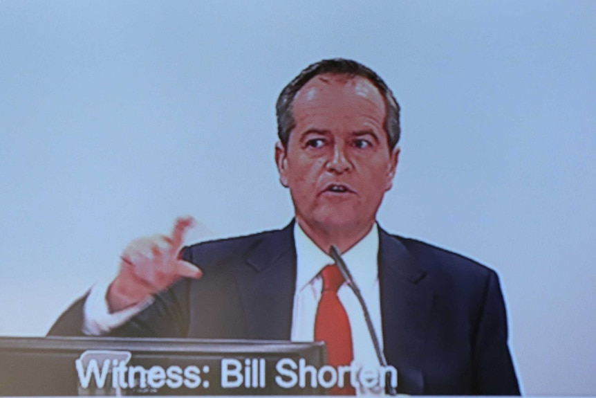 Bill Shorten gives evidence at Royal Commission into Trade Union Governance and Corruption