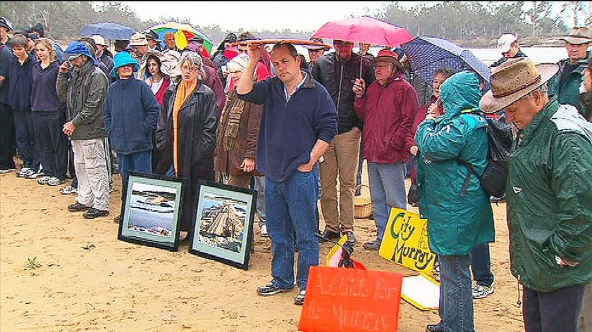 River Murray protest