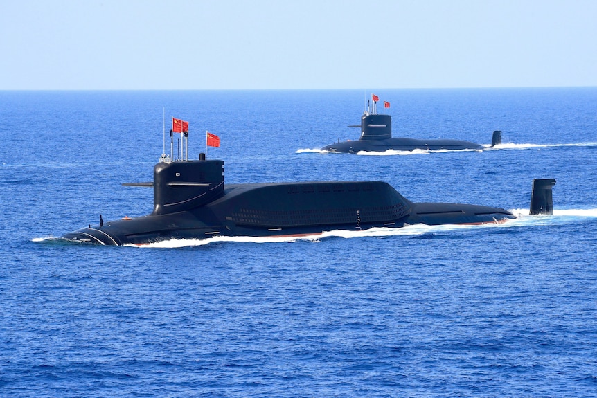 two Chinese submarines 