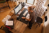 Working at a standing desk may assist with increased productivity.
