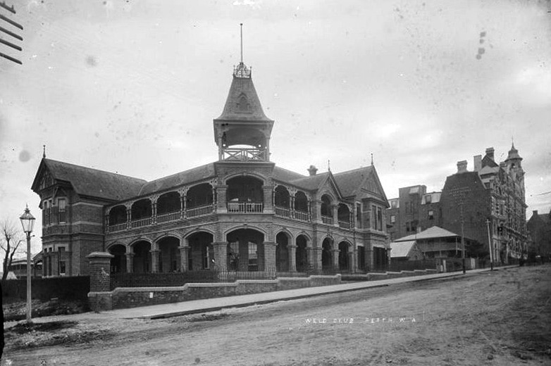 The Weld Club on Barrack Street, Perth, 1921