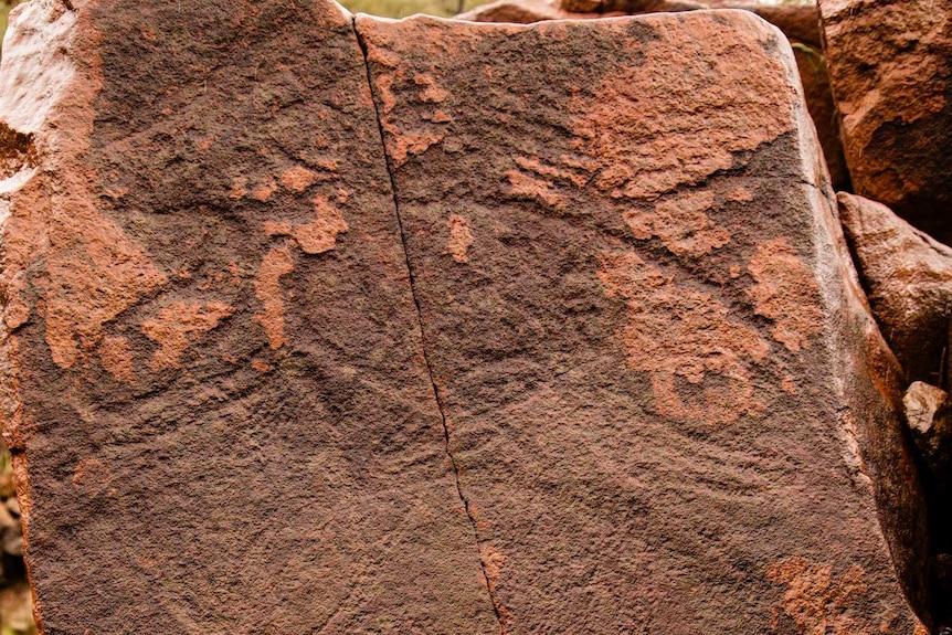 art on a rock