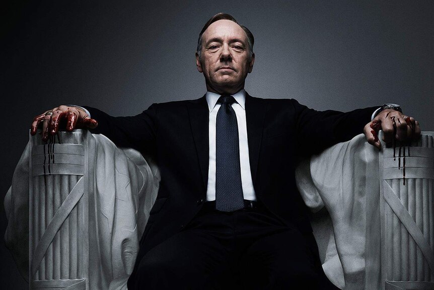 Promotional image for the Netflix series House of Cards starring Kevin Spacey