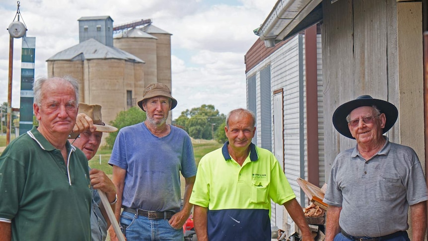 Members of Grenfell Mens Shed