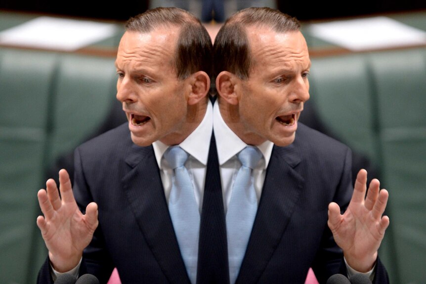 Prime Minister Tony Abbott speaks during House of Representatives Question Time.