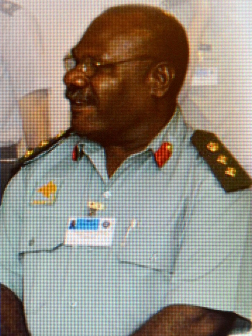 Brigadier General Francis Agwi, Commander PNG Defence Force.