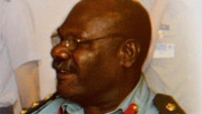 Brigadier General Francis Agwi, Commander PNG Defence Force.