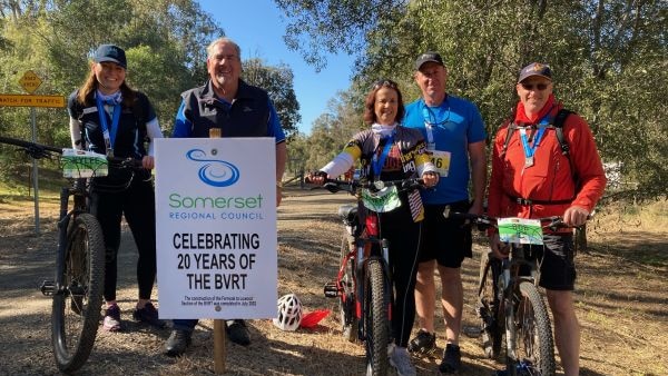 It's been 20 years since work commenced on the Brisbane Valley Rail Trail