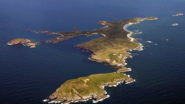 Broughton Island, located approx 8 nautical miles northeast of Port Stephens, part of the Myall Lakes National Park.