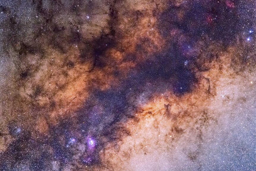 Close-up of the centre of the Milky Way