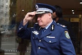 NSW Police Acting Deputy Commissioner Jeff Loy leaves the Sydney siege inquest today.