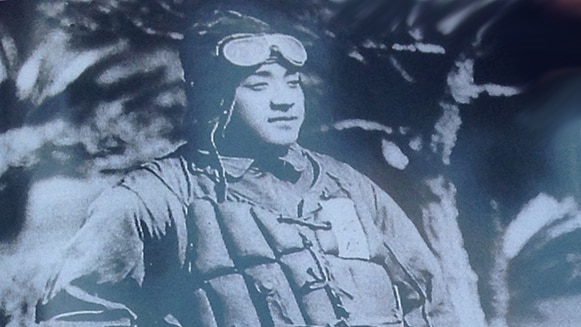 Japanese airman Shinji Kawahara