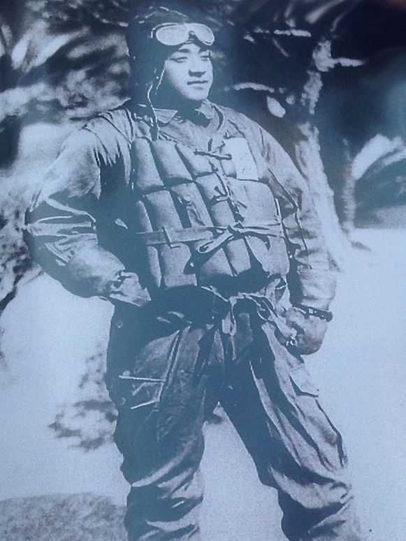 Japanese airman Shinji Kawahara