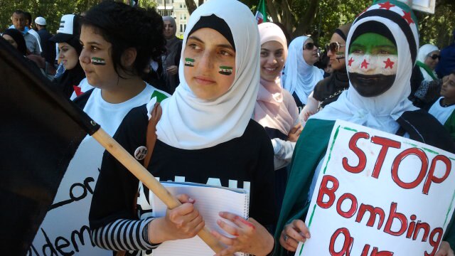 Syrians protest in Sydney