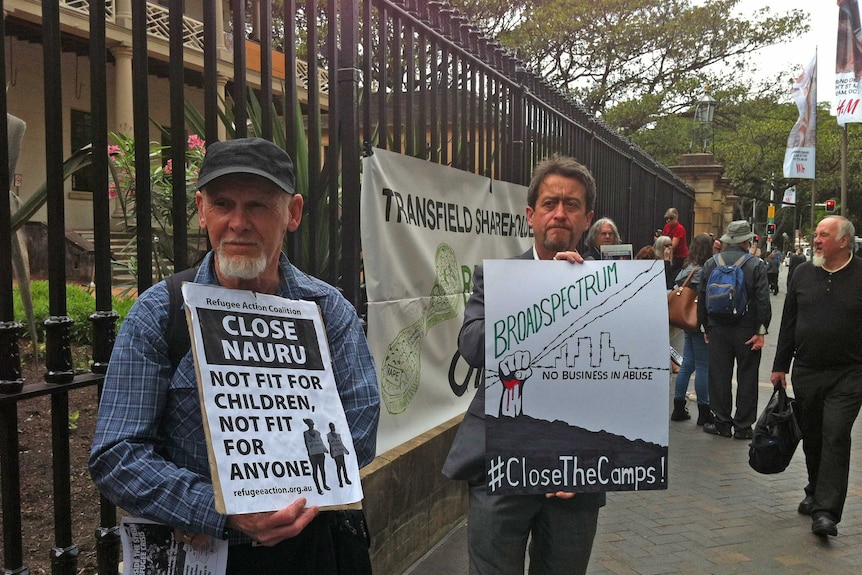 Transfield protest