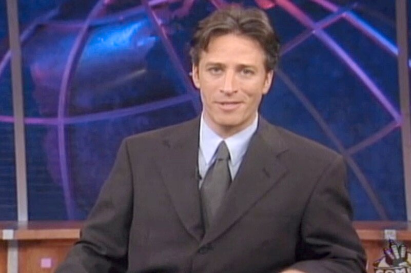 Jon Stewart in the early days of The Daily Show