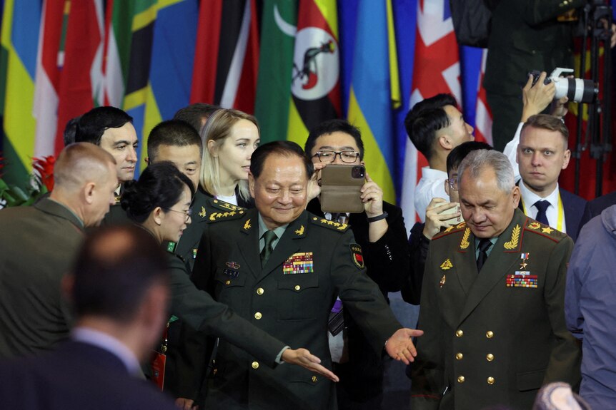 俄罗斯国防部长绍伊古与会北京香山安全论坛。