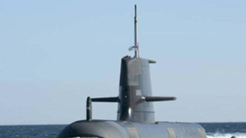 The Collins Class submarine HMAS Sheean