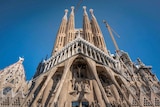 The completed passion facade of the Basilica de la Sagrada Familia