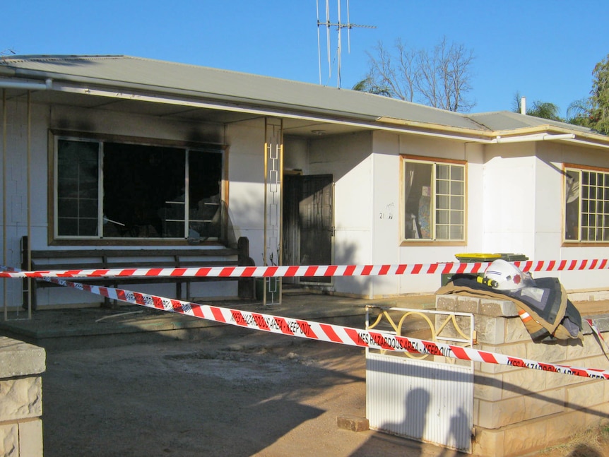 Two flee house blaze