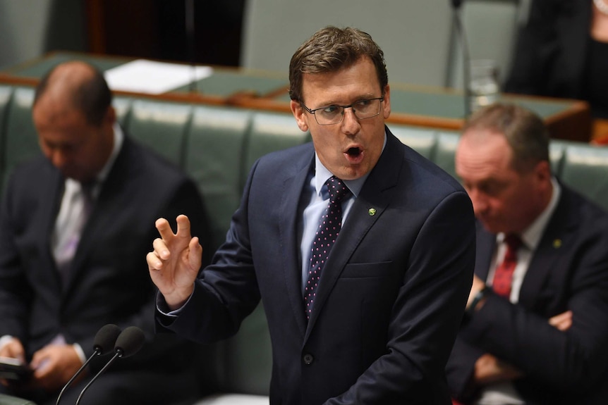 Alan Tudge during Question Time