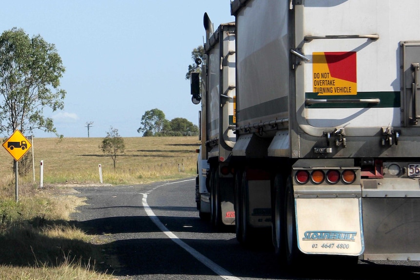 Truck on the Bruce highway.