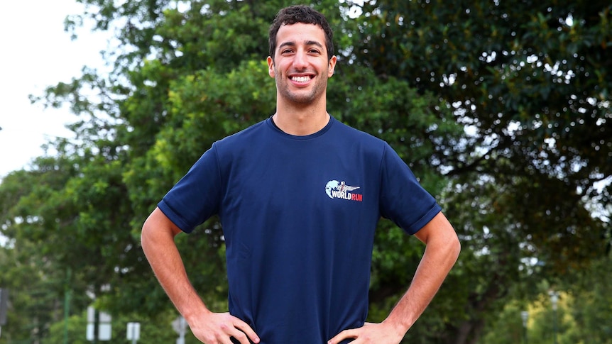 Daniel Ricciardo in Melbourne